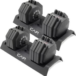 CAP BARELLE Adjustable 55 lb Dumbbell Weights