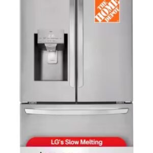 Refrigerator with Ice and Water Dispenser @Home Depot