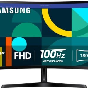 Samsung 27″ Essential S3 (S36GD) Series FHD 1800R Curved Monitor 